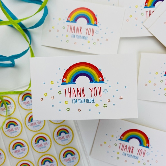 25 Thank You Cards. Small Business Cards. Shipping Supplies. Product Packaging. - Picture 2 of 7